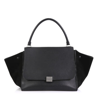 Celine Trapeze Handbag Leather Large - Designer Handbag - 43269/6