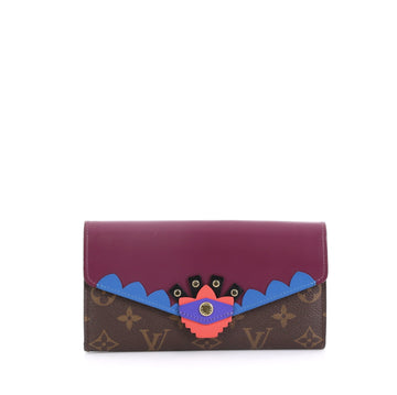 Louis Vuitton Sarah Wallet Limited Edition Totem Monogram Canvas 