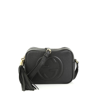 Gucci Soho Disco Crossbody Bag Leather Small Black 432761