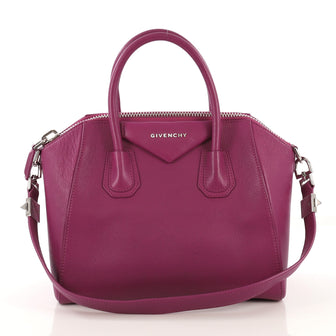 Givenchy Antigona Bag Leather Small Purple 432762
