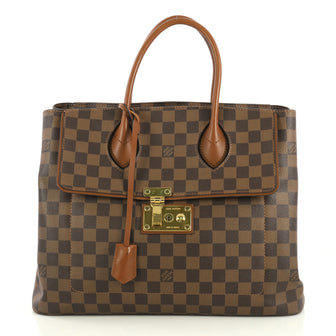 Louis Vuitton Ascot Handbag Damier Brown 432802