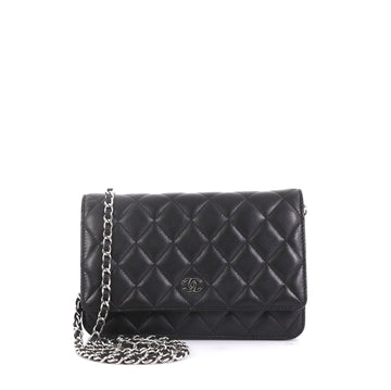 Chanel Wallet on Chain Quilted Lambskin Black 432861