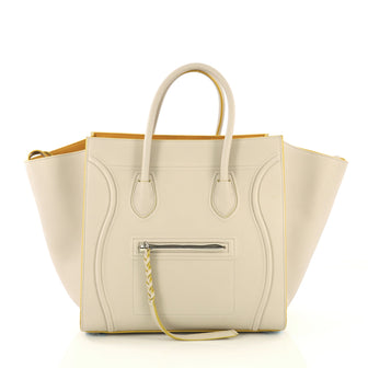 Celine Phantom Bag Grainy Leather Medium Neutral 433085
