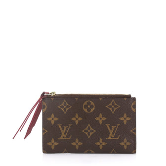 Louis Vuitton Adele Compact Wallet Monogram Canvas Brown 433651
