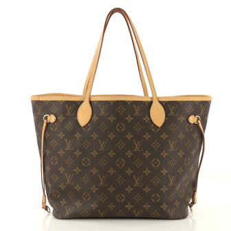 Louis Vuitton Neverfull NM Tote Monogram Canvas MM Brown 434033