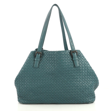 Bottega Veneta A-Shape Tote Intrecciato Nappa Large Green 4342218