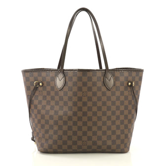 Louis Vuitton Neverfull Tote Damier MM Brown 4342225
