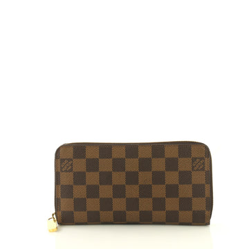 Louis Vuitton Zippy Wallet Damier Brown 434224