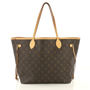 Louis Vuitton Neverfull Tote Monogram Canvas MM Brown 434229