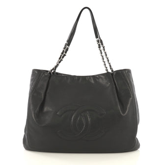 Chanel Timeless Chain Tote Caviar Large Black 434291