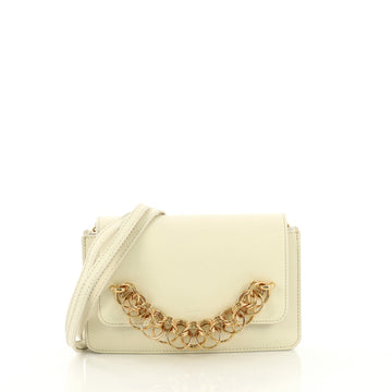Chloe Drew Bijou Clutch Leather Neutral 434351