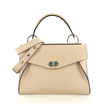 Proenza Schouler Hava Top Handle Bag Leather Medium Pink 434441