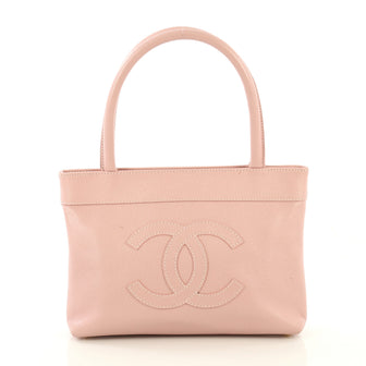 Chanel Vintage Open Tote Caviar Small Pink 434563
