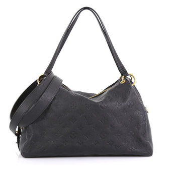 Louis Vuitton Ponthieu Handbag Monogram Empreinte Leather PM Black 434601