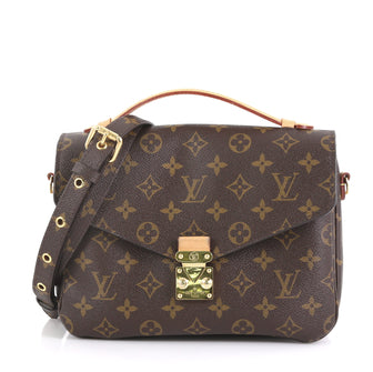 Louis Vuitton Pochette Metis Monogram Canvas Brown 434652