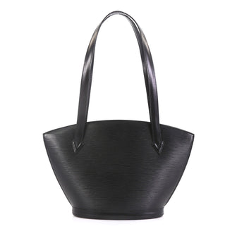 Louis Vuitton Saint Jacques Handbag Epi Leather PM Black 434931