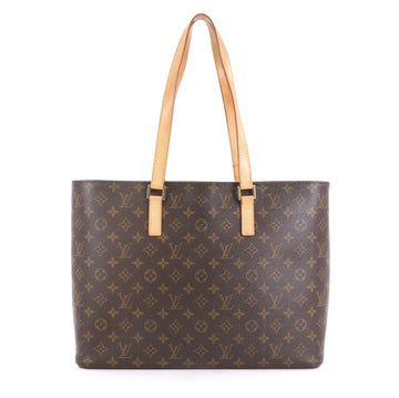 Louis Vuitton Luco Handbag Monogram Canvas Brown 435371