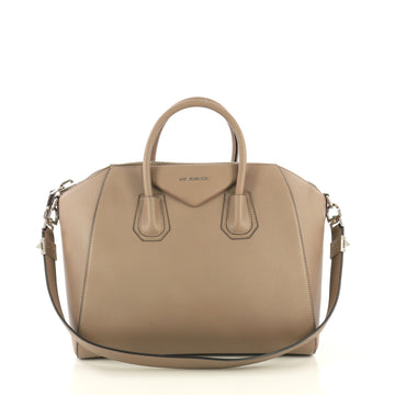 Givenchy Antigona Bag Leather Medium Neutral 4354113