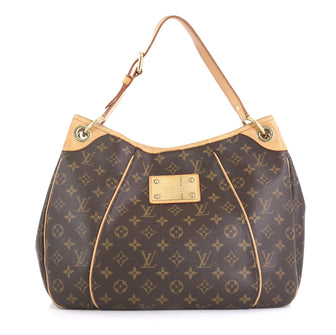 Louis Vuitton Galliera Handbag Monogram Canvas PM Brown 435571