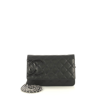 Cambon Wallet on Chain Quilted Leather