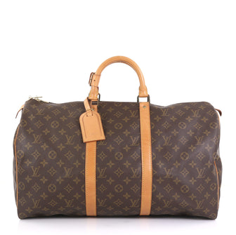 Louis Vuitton Keepall Bag Monogram Canvas 50 Brown 4357211