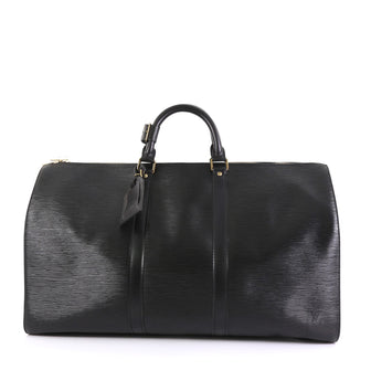 Louis Vuitton Keepall Bag Epi Leather 50 Black 4357219