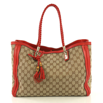 Gucci Bella Tote GG Canvas Medium Brown 435722