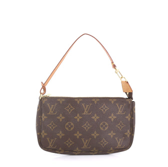 Louis Vuitton Pochette Accessoires Monogram Canvas Brown 435761