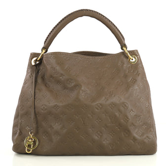 Louis Vuitton Artsy Handbag Monogram Empreinte Leather MM Brown 4358011