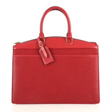 Louis Vuitton Riviera Handbag Epi Leather Red 435808