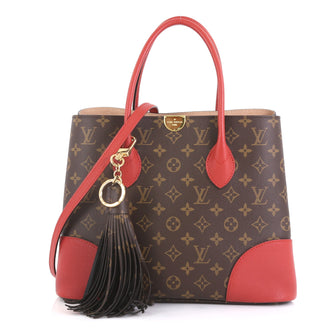 Louis Vuitton Flandrin Handbag Monogram Canvas Red 435841