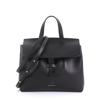 Mansur Gavriel Lady Bag Leather Mini Mini Black 435851
