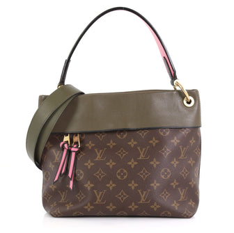 Louis Vuitton Tuileries Besace Bag Monogram Canvas with Leather  Green 435871