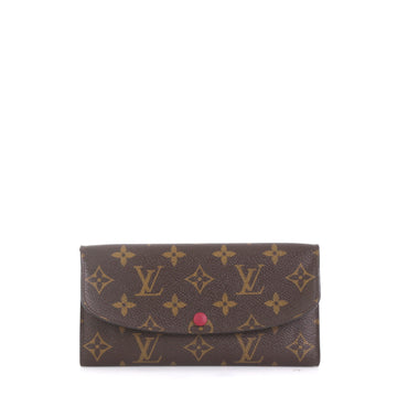Louis Vuitton Emilie Wallet Monogram Canvas Brown 436021