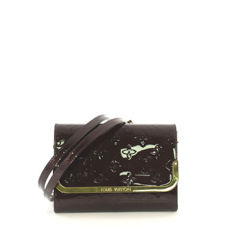 Louis Vuitton Rossmore Handbag Monogram Vernis PM Purple 436081
