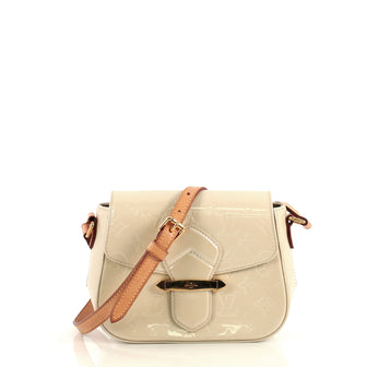 Louis Vuitton Bellflower Handbag Monogram Vernis PM Neutral 436183