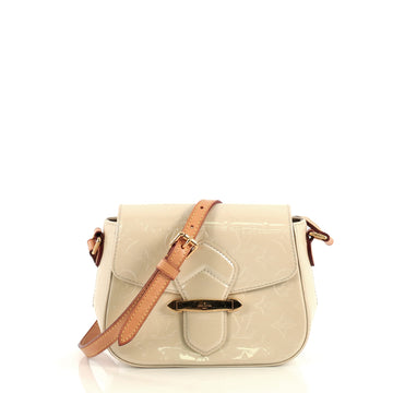 Louis Vuitton Bellflower Handbag Monogram Vernis PM Neutral 436183