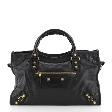 Balenciaga City Giant Studs Bag Leather Medium