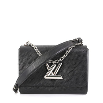 Louis Vuitton Twist Handbag Epi Leather GM Black 436572