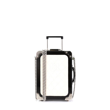 Chanel Trolley Minaudiere Plexiglass and Quilted Lambskin 