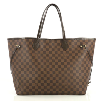 Louis Vuitton Neverfull Tote Damier GM Brown 4366462
