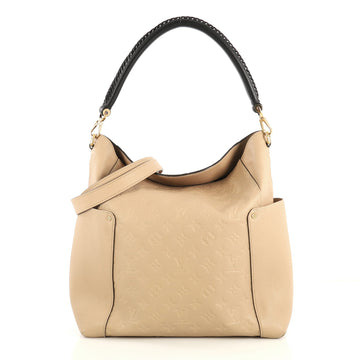 Louis Vuitton Bagatelle Hobo Monogram Empreinte Leather  Neutral 4366463