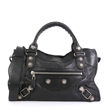 Balenciaga City Giant Studs Bag Leather Medium