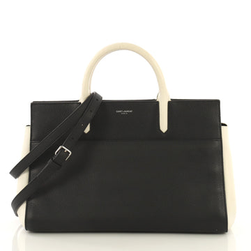 Saint Laurent Rive Gauche Cabas Leather Small White 436821