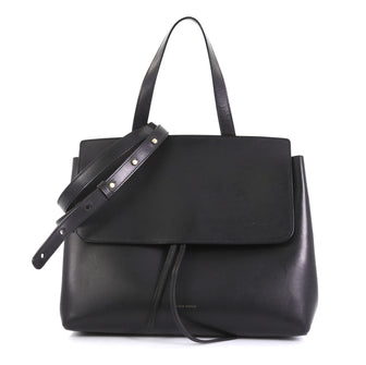Mansur Gavriel Lady Bag Leather Medium Black 437082