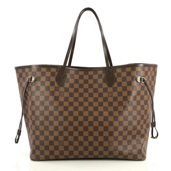 Louis Vuitton Neverfull NM Tote Damier GM Brown 437131