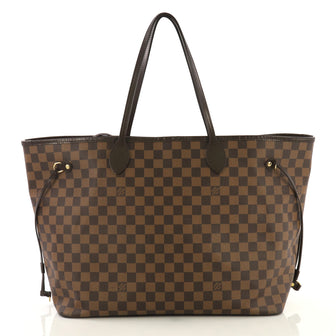 Louis Vuitton Neverfull NM Tote Damier GM Brown 437141