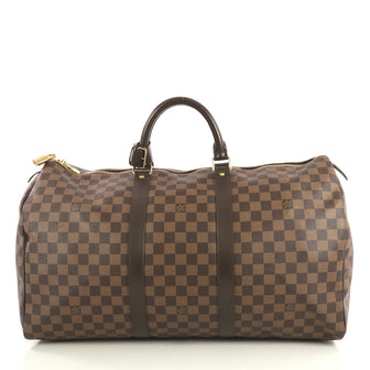 Louis Vuitton Keepall Bag Damier 50 Brown 437211