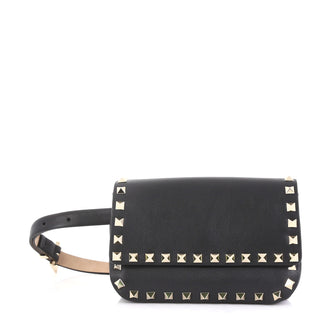 Valentino Rockstud Waist Bag Leather Black 4372214
