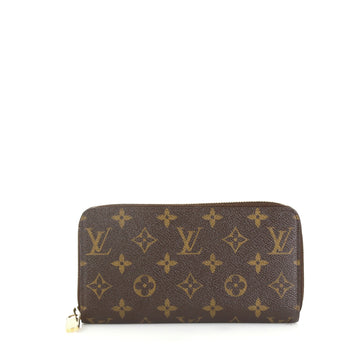 Louis Vuitton Zippy Wallet Monogram Canvas Brown 437256